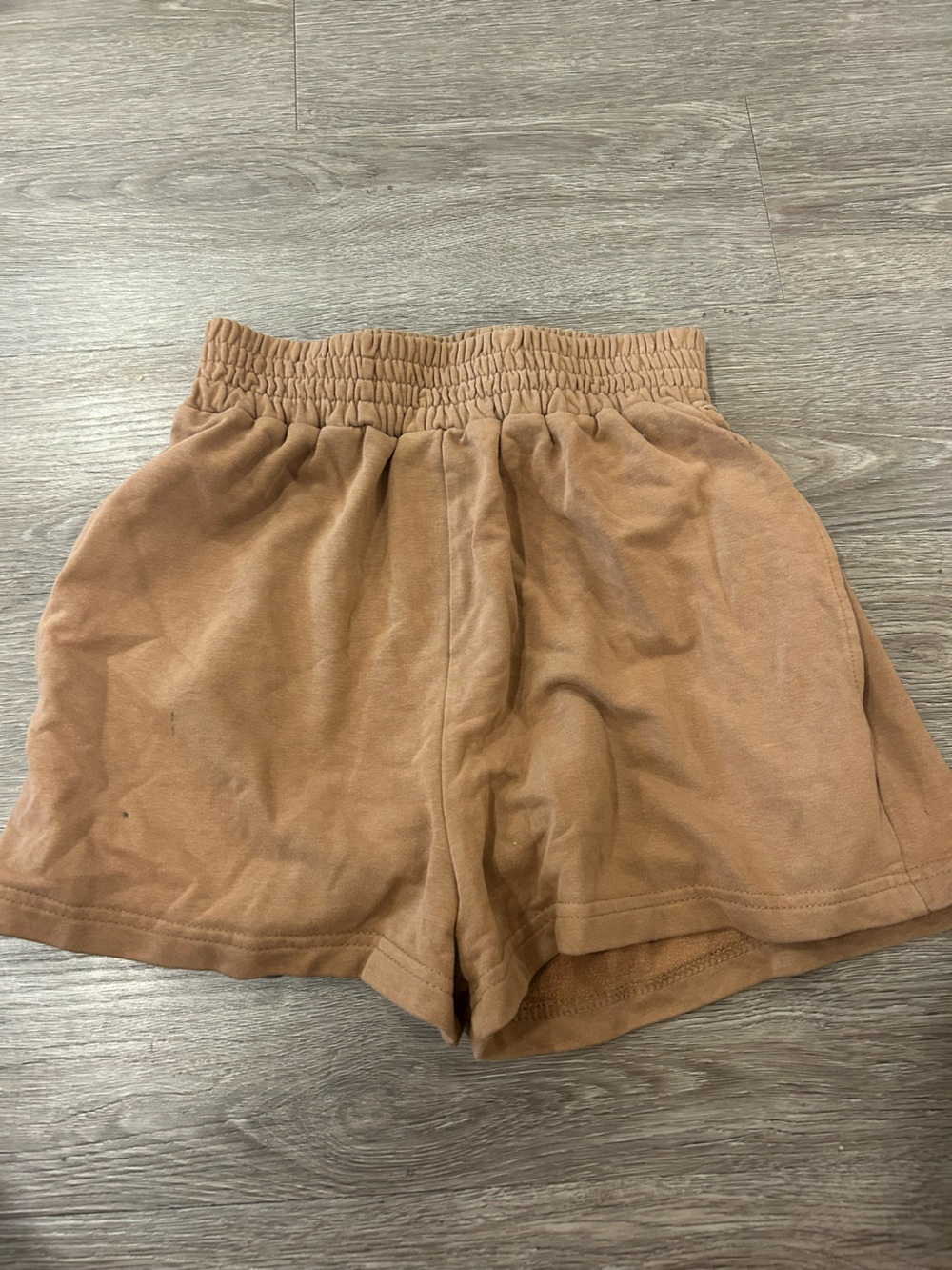 Women’s 12th Tribe Brown Elastic Waist Shorts -